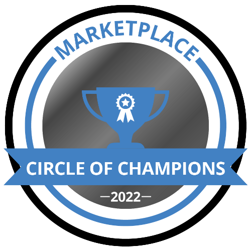 2022 Marketplace Circle of Champions Commemorative Badge